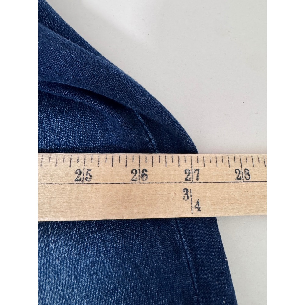 KanCan Size 22 Dark Wash High Rise Cropped straight leg 90s‎ preppy stretch - Picture 8 of 8